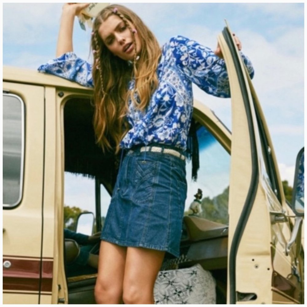 Spell Denim Jean Skirt size XS